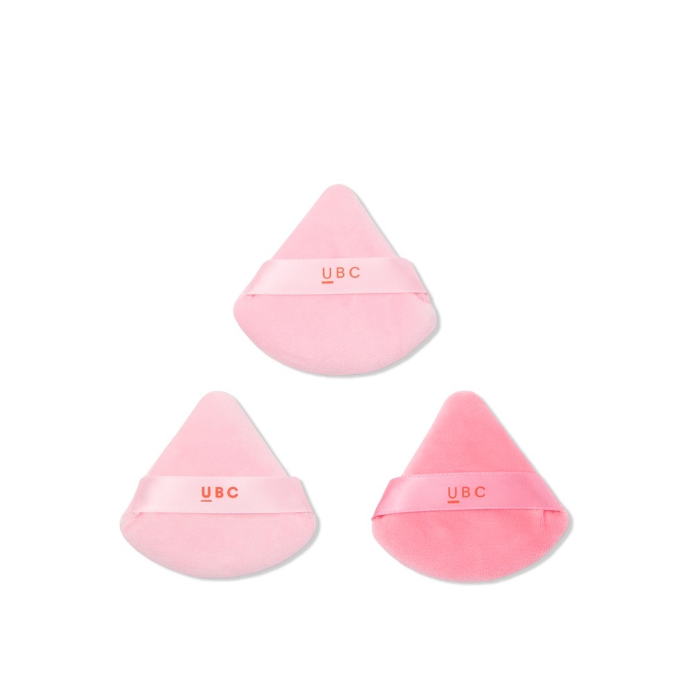 Ulta Beauty Velour Powder Puff Trio Pink - Picture 1 of 4